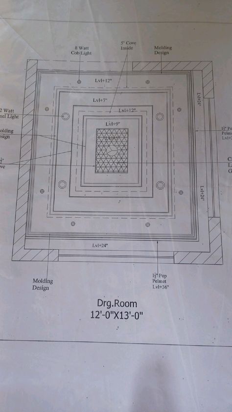 Ceiling Plan Drawing Architecture, Rcp Plan Design, False Ceiling Details Drawing, Ceiling Section Detail, Ceiling Detail Drawing, False Ceiling Plan, Ceiling Plan Drawing, Lighting Plan Interior, Mediterranean Ceiling