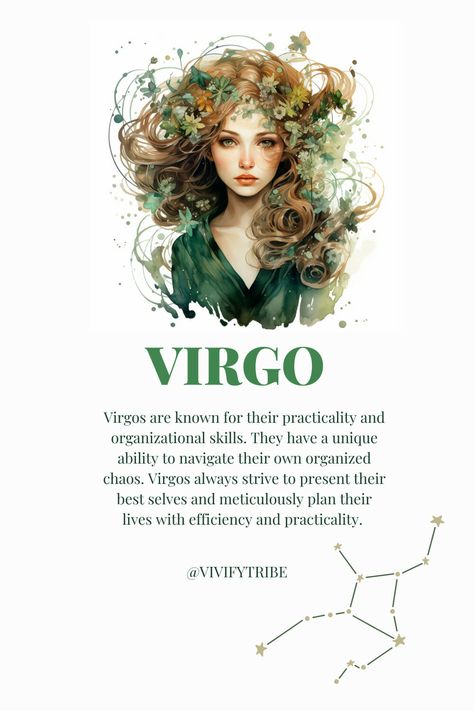 Virgo Zodiac SignVirgo What the zodiac signs say about personality, relationships, career success, and more... Key Virgo Facts: Dates: August 23 - September 22 Sy... September Zodiac Sign Virgo, September Virgo Woman, Virgo Zodiac Facts, Zodiac Virgo Art, Virgo Witch, Virgo Core, September Zodiac Sign, Virgo Earth Sign, Personality Compatibility