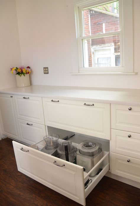 Diy Ikea Kitchen, Ikea Bodbyn Kitchen, Ikea Kitchen Drawers, Bodbyn Kitchen, Ikea Kitchen Cabinet, Ikea Bodbyn, White Ikea Kitchen, Ikea Kitchen Remodel, Kitchen Tour