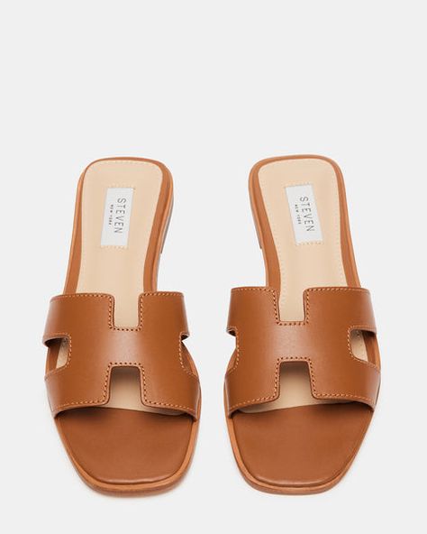 Steve Madden Hadyn Sandal, Steve Madden Hayden Sandal, Brown Leather Sandals Women, European Summer Shoes, Women’s Sandals, Summer Sandals 2024, Sandals 2024 Trends, Mom Sandals, Steve Madden Sandals Outfit