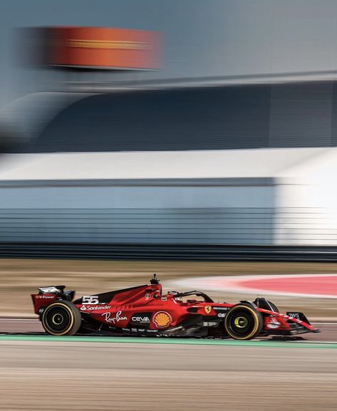 Formula 1 Formula One Formula Uno F1 Scuderia Ferrari Carlos Sainz 55 Charles Leclerc 16 SF-23 Bahrain Pre-Season Testing Bahrain Grand Prix Ferrari F1 Team, Ferrari Scuderia, F1 Art, What A Day, Formula 1 Car, Ferrari Car, Ferrari F1, Scuderia Ferrari, F1 Racing