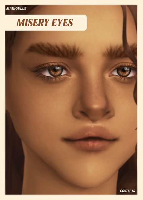 Misery Eyes | marigolde on Patreon Sims 4 Mm Eyelashes, Sims 4 Cc Downturned Eyes, Sims 4 Cc Maxis Match Eyes Default, Sims Cc Facial Features, Sims 4 Cc Tired Eyes, Heart Eyes Sims 4 Cc, Sims 4 Shadow Cc, Sims 4 Nose Overlay, Sims 4 Cc Eyes Preset Shape