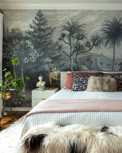 Removable Wallpaper Bedroom, Maximalist House, Apartment Carpet, Perfect Grey Paint Color, Perfect Grey Paint, Best Gray Paint, Best Gray Paint Color, Bedroom Paint Colors Master, Condo Bedroom