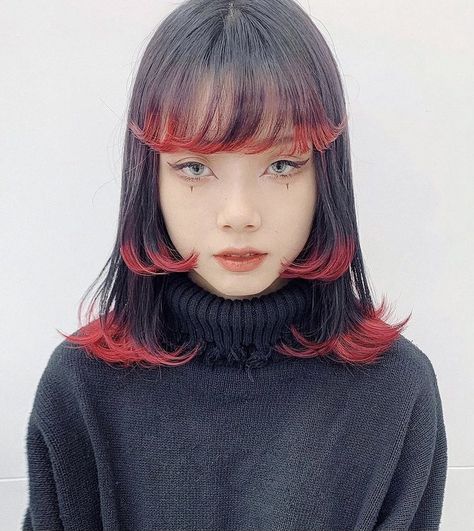 Red Hair, Black Hair, Bangs, A Woman, Twitter, Red, Hair, On Instagram, White