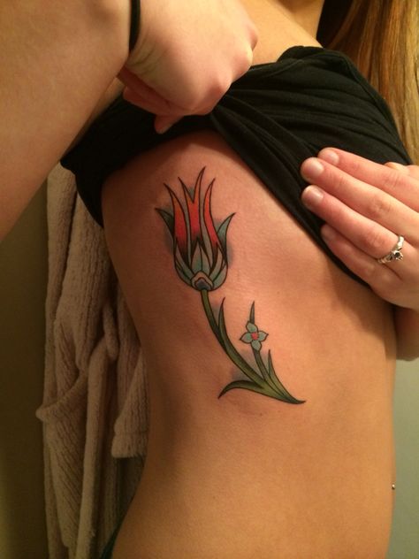 My turkish tulip tattoo Turkish Tulip Tattoo, Turkish Tattoo, Turkish Tulip, Tulip Tattoo, Turkish Culture, Badass Tattoos, Turkish Fashion, Tattoo Inspo, Maple Leaf Tattoo