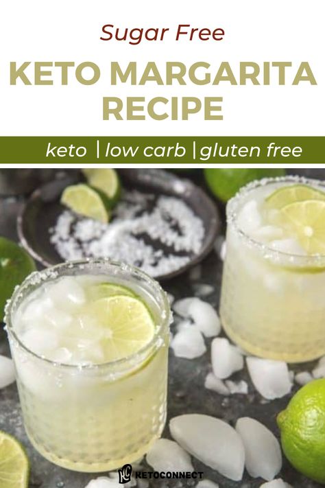 Looking for a keto margarita recipe? We have the perfect margarita recipe that is good for keto and is low carb and sugar free! This is simply the best keto margarita recipe on the internet. The best part? It's super easy to make? Use this margarita recipe for the holidays or to kick back and relax with a yummy keto drink! Low Sugar Mixed Drinks, Sugar Free Margarita Recipe, Low Carb Margarita Recipe, Low Carb Margarita, Easy Margarita Recipes, Keto Margarita, Sugar Free Margarita, Margarita Mix Recipe, Low Carb Alcoholic Drinks