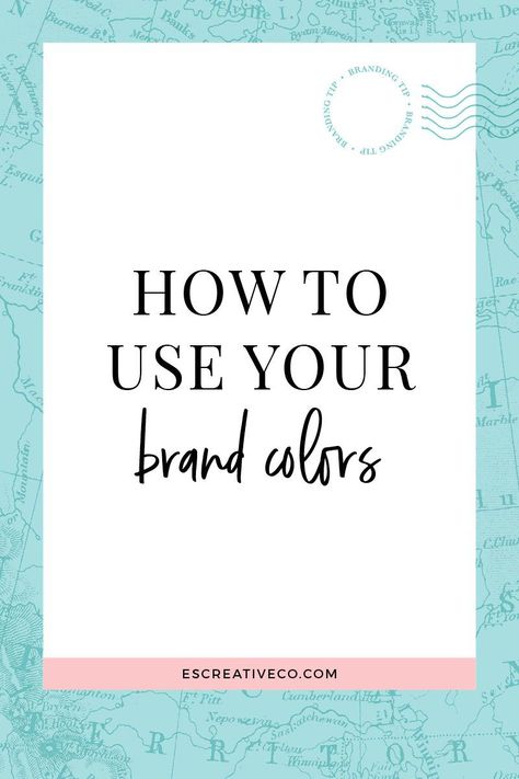 Confused on how many colors you should have for your small business’s brand? Or where to use what color?Learn how to use your brand colors the right way. I cover what types of colors your brand needs (primary, secondary and accent colors) and give you tips so you can use your brand colors the right way. #brand #colorpalette #brandingcolors #brandcolors Creative Brand Color Palette, Logo Color Combinations, Color Palette Brand, Brand Colors Inspiration, Social Graphics, Fav Color, Beautiful Branding, Palette Inspiration, Branding Tips