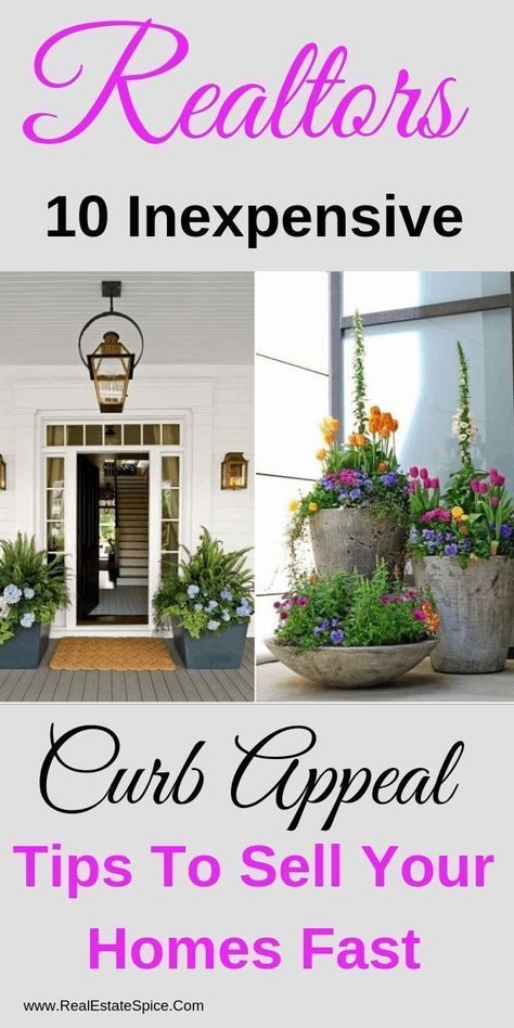 10 Inexpensive Curb Appeal Tips! Beautiful! #RealEstateMarketing #Real Estate Marketing Ideas #Realtor Marketing #Realtor #Real Estate Agent #Real Estate #FSBO #Real Estate Tools #Realtor Help #Stagingtips #HomeSellingTips #CurbAppeal #RealEstateIdeas #RealtorMarketing #RealEstateMarketingIdeas #RealEstateTools #RealtorHelp #RealEstateLeadGeneration #Real Estate Lead Generation Curb Appeal Easy, Diy Curb Appeal, Real Estate Staging, Home Staging Tips, Real Estat, Sell My House, Realtor Marketing, Sell Your House Fast, Home Buying Tips