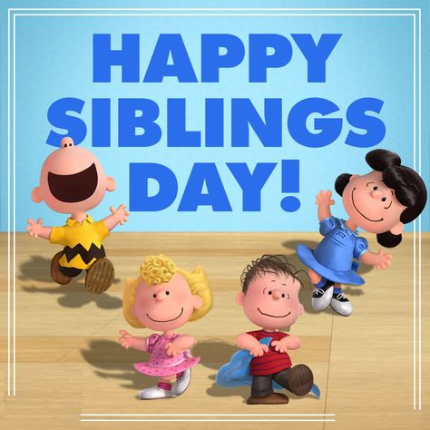 Siblings Day Quotes, Happy Siblings Day, Happy Siblings, Happy Sibling Day, Sibling Day, National Siblings Day, The Peanuts Movie, Siblings Day, Charlie Brown Quotes