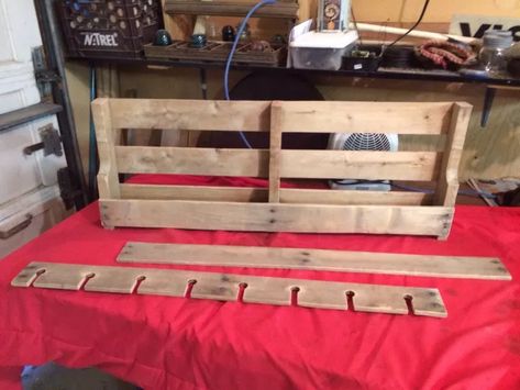 Pallet Wine Rack | Hometalk Pallet Wine Glass Holder, Diy Pallet Wall Decor, Pallet Wine Rack Diy, Pallet Wall Decor, Pallet Wine Rack, Diy Pallet Wall, Pallet Wine, Pallet Projects Furniture, Pallet Project