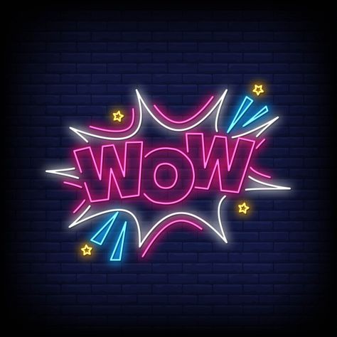 Neon Sign, Premium Vector, Neon Signs, Neon, Signs, Stars, Wall