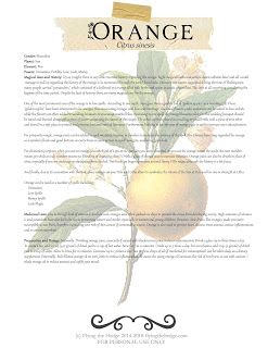 Magical and Medicinal Properties of Orange. Includes FREE BOS page! Witch Ingredients, Magical Flowers, Herbal Essence, Magickal Herbs, Witchy Tips, Witch Herbs, Green Witchcraft, Magic Herbs, Magical Herbs