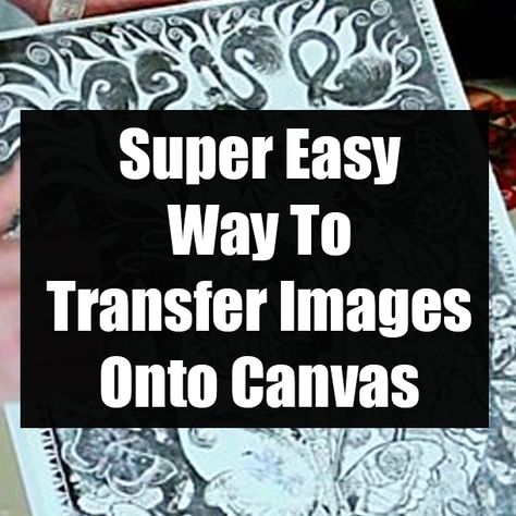 Super Easy Way To Transfer Images Onto Canvas Photo Transfer To Canvas Diy, Transfer Picture To Canvas, Transfer Images, Acrylic Art Projects, Easy Canvas, Photo Transfer, Facebook Image, Social Media Site, Image Transfer