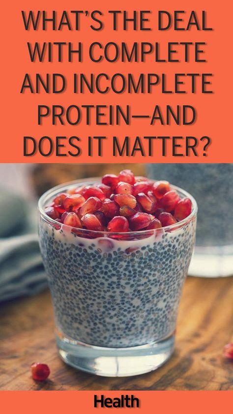 Curious about incomplete vs. complete proteins? Here's what each one is, and which kind of proteins are the healthiest to eat. Protein List, Protein Foods List, Healthy Eating Guide, List Of Vegetables, Essential Amino Acids, Simple Nutrition, Complete Protein, Protein Meals, Food Combining