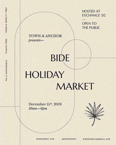 Holiday season is officially upon us 〰️ Flyer concept for Town & Anchor Soul Twin, Corporate Identity Design, Typography Layout, Graphic Design Layouts, Design Typography, Design Website, Photo Images, Corporate Design, Material Design