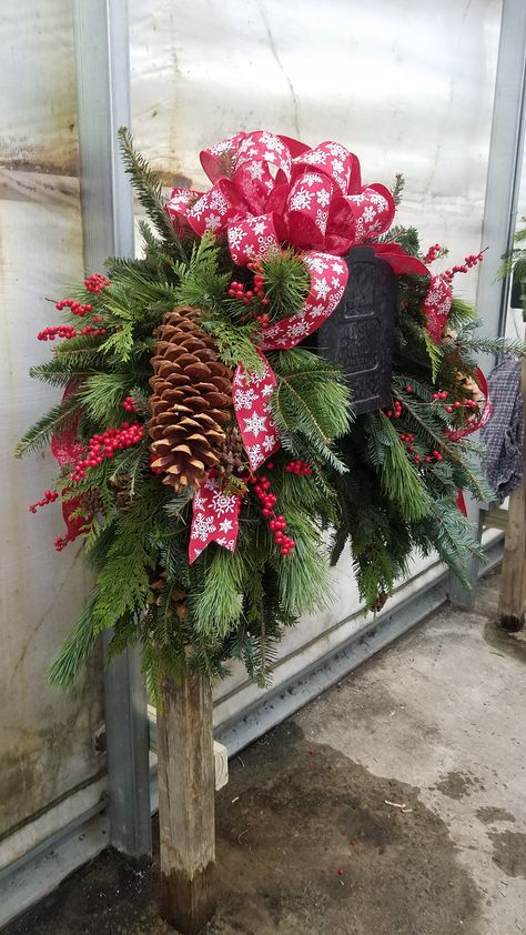 Christmas mailbox decorations