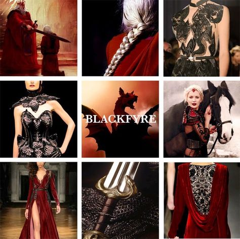 Daemon Blackfyre, House Blackwood, Aegon The Conqueror, Game Of Thrones Sigils, A Game Of Clothes, Targaryen Sigil, Game Of Clothes, Targaryen House, Game Of Thrones Outfits