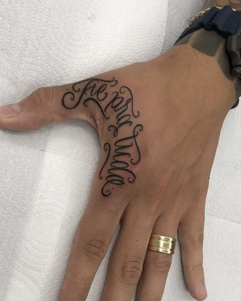 Roman Numeral Hand Tattoo, Name Hand Tattoos, No Love Tattoo, Rifa Online, Side Hand Tattoos, Hand Tats, Fire Tattoo, Tattoos For Black Skin, Hand Tattoos For Guys