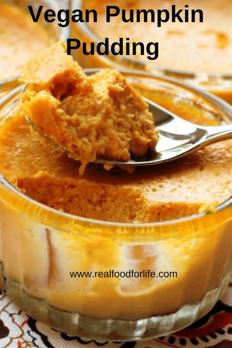 Pumpkin Pudding Vegan, Gluten-free Vegan Pumpkin Pudding Recipes, Vegan Pumpkin Pudding, Gluten Free Pudding, Pear And Almond Cake, Vegan Breads, Vegan Pudding, Cow's Milk, Sugar Free Pudding, Pumpkin Pudding