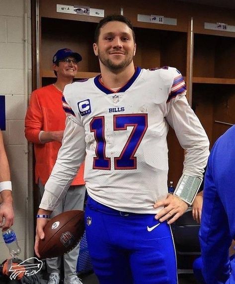 Buffalo Bills Stuff, Buffalo Bills Logo, Cute Football Players, Buffalo Bills Football, Bills Football, Josh Allen, Football Is Life, Football Boys, Perfect Boy