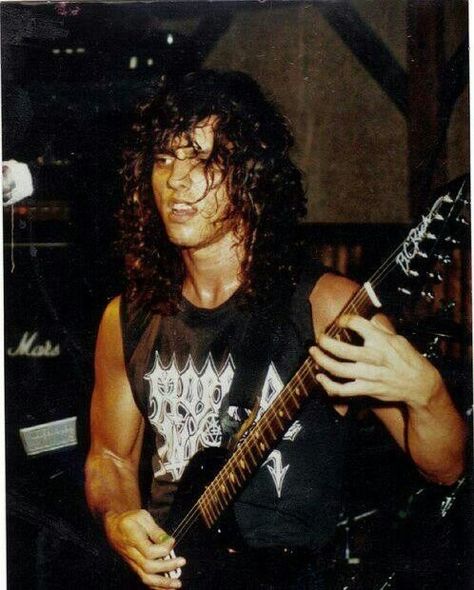 Chuck Schuldiner, Pfp Material, Music Pics, Thrash Metal, Metal Music, Guitar Player, Rock Metal, Music Stuff, Metal Bands