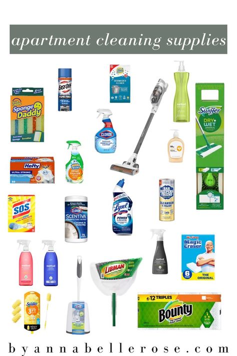 Best Cleaning Supplies List for New Apartment | Apartment Cleaning Supplies List | cleaning supplies list, cleaning products, must have cleaning supplies, essential cleaning supplies, cleaning supplies checklist, cleaning supplies list for new house, cleaning supplies for different rooms, cleaning supplies for appliances, bathroom cleaning supplies, cleaning essentials. Bathroom Cleaning Supplies List, Cleaning Supplies For First Apartment, Cleaning Supplies For Cleaning Business, Basic Cleaning Supplies, House Cleaning Essentials, New Apartment Cleaning, Apartment Cleaning Supplies List, Apartment Cleaning Supplies, List For New Apartment