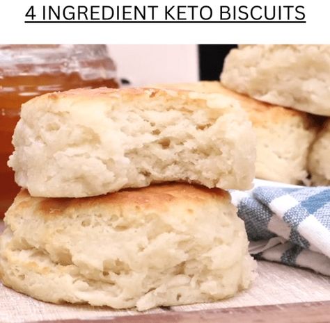 Indulge in the simplicity and deliciousness of these 4 INGREDIENT KETO BISCUITS that perfectly align with your low-carb lifestyle. Keto Busicuts Recipe, Biscuits Made With Almond Flour, Keto Twins, Keto Scones, Carbquik Recipes, Keto Brood, Flour Biscuits, Arizona Restaurants, Low Carb Biscuit