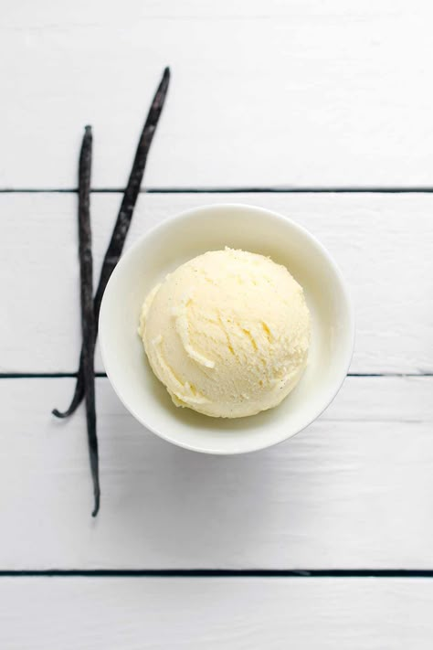 Vanilla Milk Gelato Recipe {Machine or No Churn) - Savory Simple Vegan Vanilla Ice Cream Recipe, Beaming Baker, Vegan Ice Cream Recipe, Gelato Recipe, Vanilla Ice Cream Recipe, Gelato Ice Cream, Healthier Desserts, Vanilla Milk, Dessert Aux Fruits