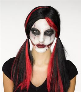 Killer Mime Makeup Kit - 373849 | trendyhalloween.com Killer Clown Makeup, Halloween Fx Makeup, Anti Surveillance, American Horror Story Costumes, Mine Makeup, Creepy Clown Makeup, Pretty Halloween Makeup, Circus Makeup, Mime Makeup