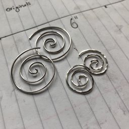 Diy Spiral Earrings, Spiral Wire Earrings, Silver Wire Jewelry, Spiral Jewelry, Wire Spiral, Silver Wire Earrings, Diy Wire Earrings, Wire Earring, Earrings Tutorial