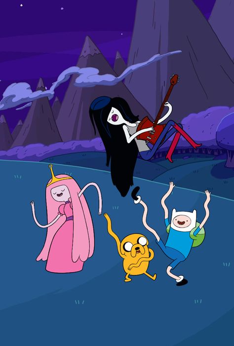 Halloween Adventure Time, Adventer Time, Jake Aesthetic, Marceline And Bubblegum, Finn Jake, Adventure Time Wallpaper, Friend Painting, Adventure Time Marceline, Artistic Wallpaper