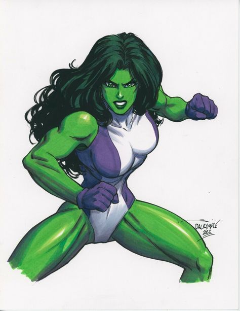 Scott Dalrymple, Miss Hulk, Red She Hulk, Marvel Comics Hulk, Marvel Comics Artwork, Hulk Art, 80s Cartoon, Marvel Women, Copic Markers