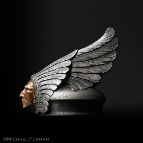 Classic Car Photography, Car Mascot, Car Hood Ornaments, Cars Photography, Art Deco Sculpture, Best Classic Cars, Hood Ornaments, Automotive Photography, Indian Motorcycle