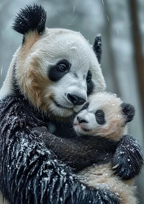 Mom And Baby Animals, Mother And Baby Animals, Animal Hugs, Cutee Animals, Animal Family, Amazing Animal Pictures, Panda Bears, Animals Amazing, Cute Animals Puppies