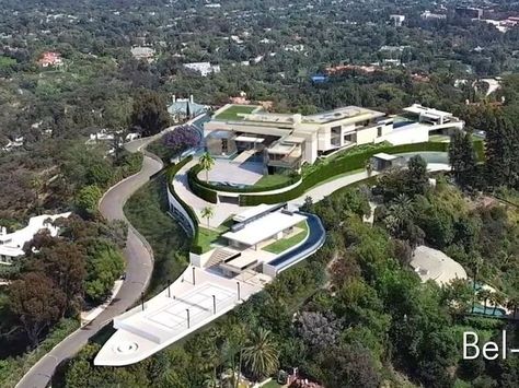 The One Mansion, America House, Most Expensive House, Bel Air Mansion, Beverly Hills Mansion, Luxury Real Estate Marketing, Luxury Houses Mansions, Mansion Designs, Mega Mansions