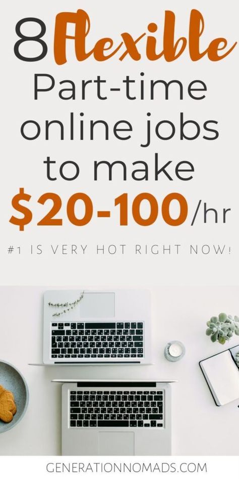 Flexible Jobs - 8 Online Part Time Jobs | Generation Nomads Online Part Time Jobs, Best Part Time Jobs, Flexible Jobs, Best Online Jobs, Legit Work From Home, Student Jobs, Online Jobs From Home, Money Making Jobs, Online Work From Home