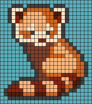 Pixel Art Pattern 20x20, 20 By 20 Pixel Art, 32 By 32 Pixel Art Cute, 32 By 32 Pixel Art Grid, Pixel Art Pattern Cute, Pixel Art Otter, Pixel Art 24x24, Red Panda Pixel Art, Alpha Pattern Animals