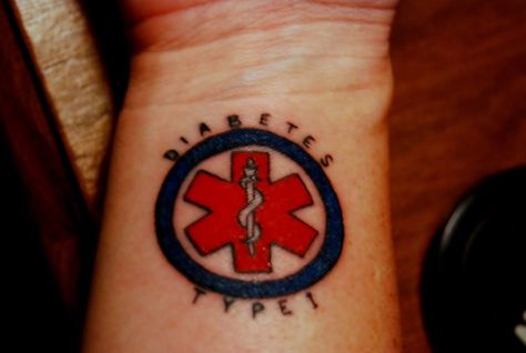 Things To Consider Before Getting That Medical Alert Tattoo • Tattoodo T1d Tattoo, Medical Alert Tattoo, Instructions Not Included, Muscatine Iowa, Awareness Tattoo, Medical Tattoo, Metal Tattoo, Medic Alert Bracelets, Medical Bracelet