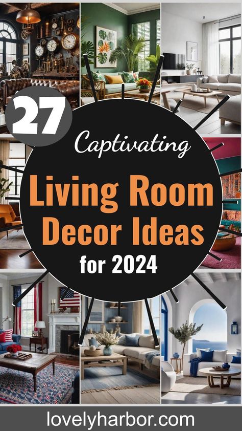 Small Living Room Ideas Colorful, Redecorating Living Room Ideas, Living Room Decor Ideas 2024, Living Rooms 2024, Living Room Decor 2024, 2024 Living Room Trends, Home Aesthetic Pictures, Eclectic Living Room Ideas, Organization Living Room