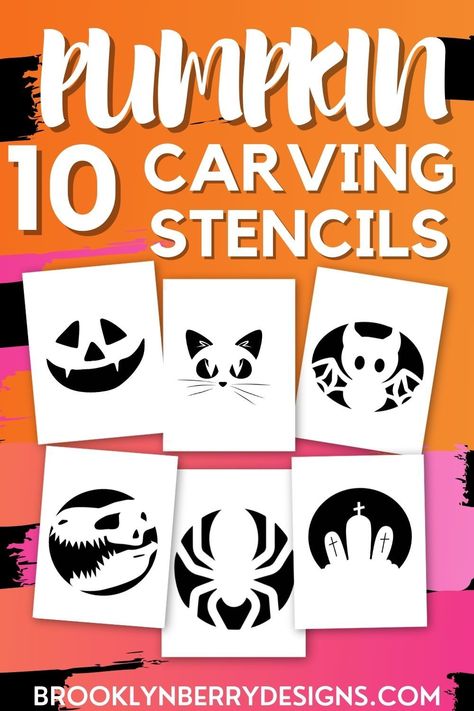 PUMPKIN CARVING STENCILS Pumpkin Painting Stencils, Pumpkin Carving Printables, Cheap Halloween Decor, Free Printable Pumpkin Carving Stencils, Printable Pumpkin Carving Stencils, Printable Pumpkin Stencils, Pumpkin Carving Stencils Free, Pumpkin Stencils Free, Pumpkin Carving Tools