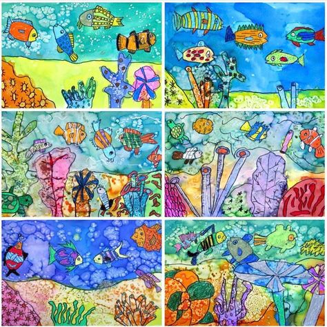 Ruth Chapman (@ruthchapman.art) • Instagram photos and videos Oil Pastel And Watercolor, Elementary Lesson Plans, 3rd Grade Art, Coral Reefs, Art Lesson, Art Classroom, Positive Change, Coral Reef, Student Learning