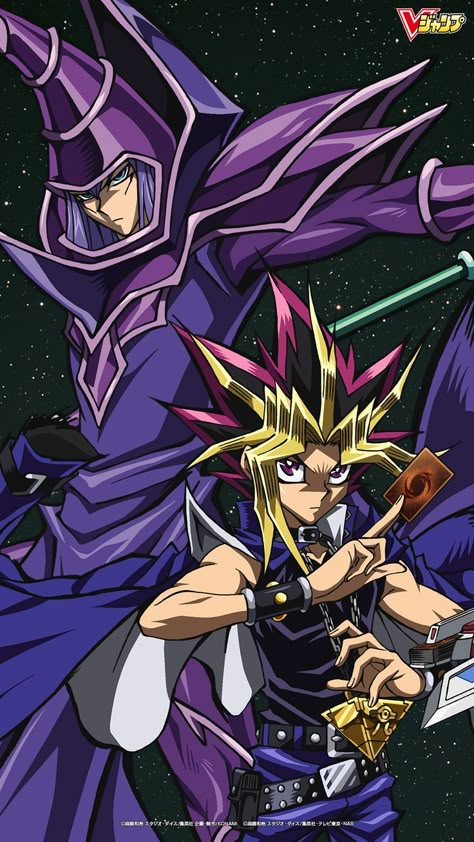 Dark Magician & Yami Yugi from Yu-Gi-Oh Yugioh Wallpaper, Wallpaper Iphone Hd, Phone Wallpaper Iphone, Dark Magician, Yu Gi Oh, Swords, Wallpaper Iphone, Phone Wallpaper, Iphone