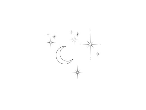 Tattoo Moon And Stars, Celestial Doodles, Star Tattoo On Wrist, Moon Star Tattoo, Matching Tattoo Ideas, Tattoo World, Hand Tats, Cute Tats, Small Pretty Tattoos