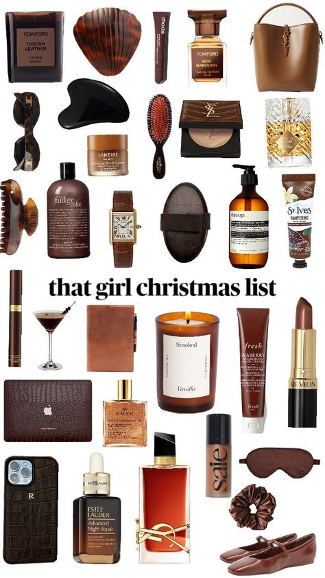 #outfitinspo #thatgirl #cleangirl #christmaslist It Girl Wishlist, Martini Aesthetic, Skincare Obsessed, Glow Up Routine, Girl Wishlist, Estee Lauder Advanced Night Repair, Beauty Corner, Winter Care, Dark Autumn