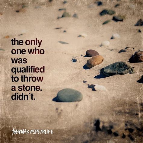 @tobymacspeaklife shared a photo on Instagram: “The one who is qualified to throw a stone, didn’t. #tobymacspeaklife #bible #sunday” • Aug 2, 2020 at 5:03pm UTC Tobymac Speak Life, Scripture Of The Day, Spiritual Encouragement, Speak Life, Bible Verses Quotes Inspirational, Biblical Quotes, Bible Truth, Christian Quotes Inspirational, God Loves You