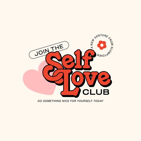 Books Open, Self Love Club, Desain Editorial, Love Club, Club Logo, Graphic Tshirt Design, 로고 디자인, Design Reference, You Are Awesome