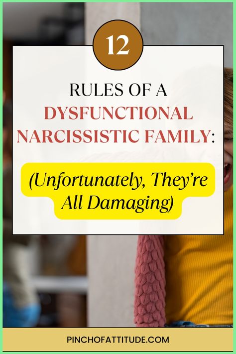 Discover how narcissistic family behavior can impact your life and learn strategies to handle toxic family dynamics. These 12 dysfunctional family rules will open your eyes. #narcissisticbehavior #narcissisticpeople #narcissisticabuse #narcissist #dysfunctionalfamily #toxicfamily #toxicfamilymembers Narcissistic Family Dynamics, Narcissistic Healing, Toxic Families, Dysfunctional Families, Ruin My Life, Toxic Family Members, Narcissistic Family, Family Structure, Psychological Effects