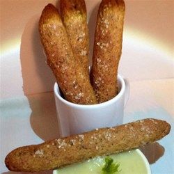 Salted Caraway Rye Breadsticks - Allrecipes.com Salt Sticks Recipe, Yeast Biscuits, Breadsticks Recipe, Rye Bread Recipes, Bread Sticks Recipe, Bread Sticks, Quick Snack, Rye Bread, Keto Cooking