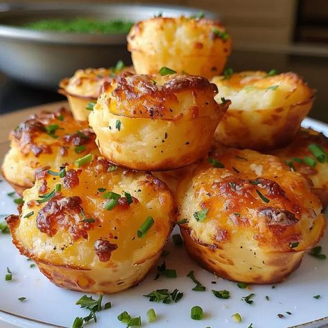 Cheesy Mashed Potato Puffs – Tasty Recipes Cheesy Stuffed Potatoes, Mashed Potato Muffins Recipes For, Starch Recipes Food, Mashed Potatoes Repurposed, Mash Potato Pie, Cheesy Mash Potatoe Puffs, Cheesy Mash Potato Puffs, Mashed Potatoes Puffs Recipe, Mash Potato Cheese Puffs