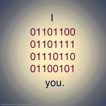 I love you!!! (In binary code) I Love You In Code Language, Typography Clothing, Programming Jokes, Programing Jokes, Posters Typography, Programming Quote, Studie Hacks, Coding Humor, Coding Quotes